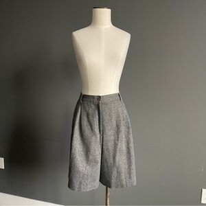 ProPhecy Gray Wool Culottes Sz 18 Tailored Wide Leg Minimal Trousers